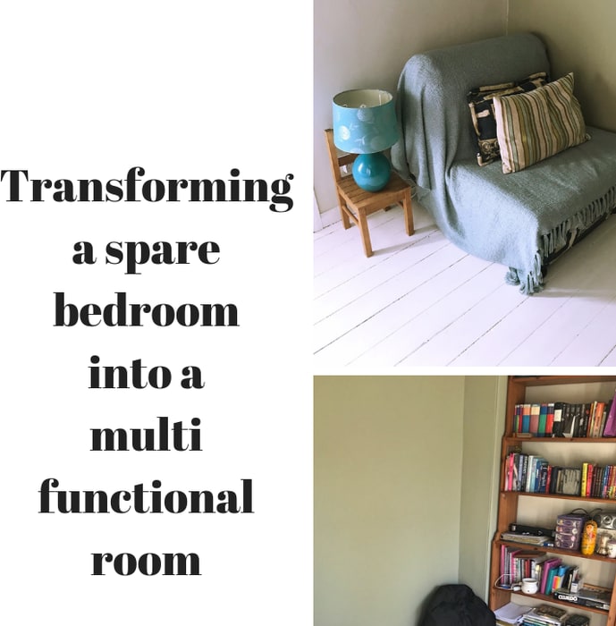 Transforming a spare bedroom into a multi functional room *