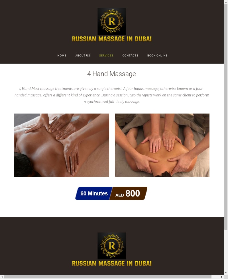 4 Hands Massage Therapy Deals in Dubai - Four Hand Massage Near Me