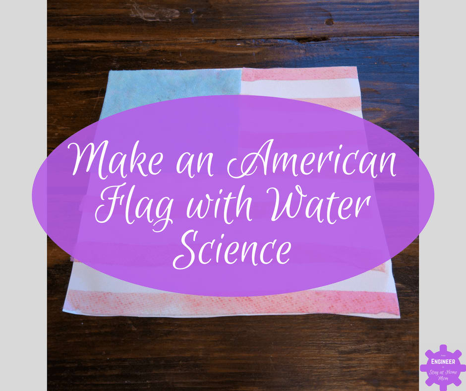 Using Water Science Experiments to Make an American Flag