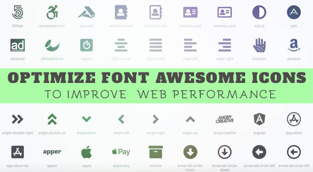 Optimize FontAwesome Icons To Improve Web Performance - Blogger
