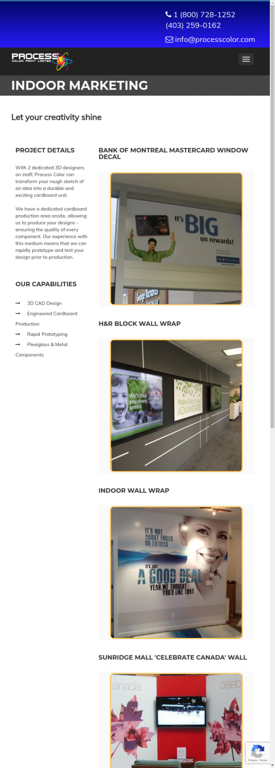 Indoor Marketing - Wall Wraps, Indoor Decals, Standing Signs | Process Color Print Ltd.