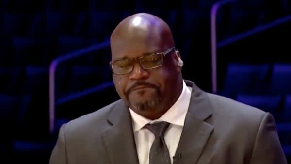 VIDEO: Shaq's Reaction to Kobe Bryant's Death on TNT Broadcast is Heartbreaking
