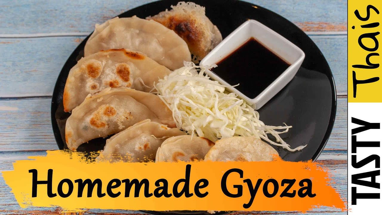 How To Make Gyoza Wrappers, Dumpling Fillings and Gyoza Dipping Sauce