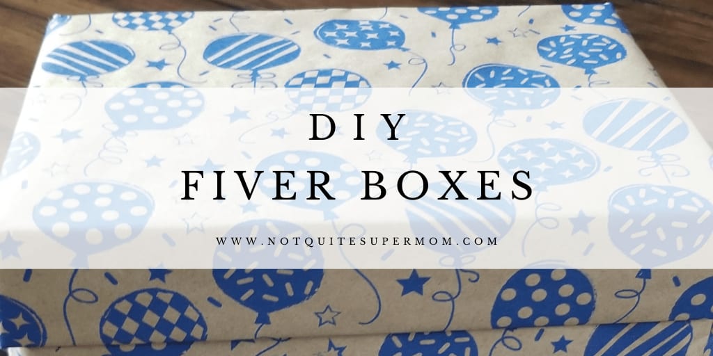 DIY Fiver Party Card Box