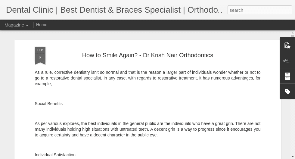 How to Smile Again? - Dr Krish Nair Orthodontics