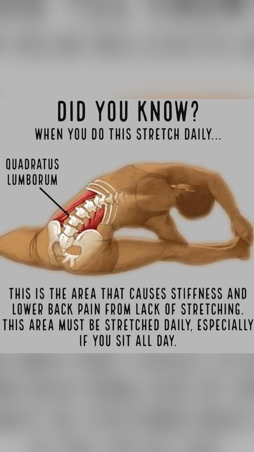 Make sure you’re stretching .!