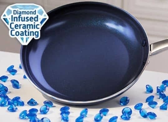 Blue Diamond Pan Diamond Infused Super Non-Stick Coating