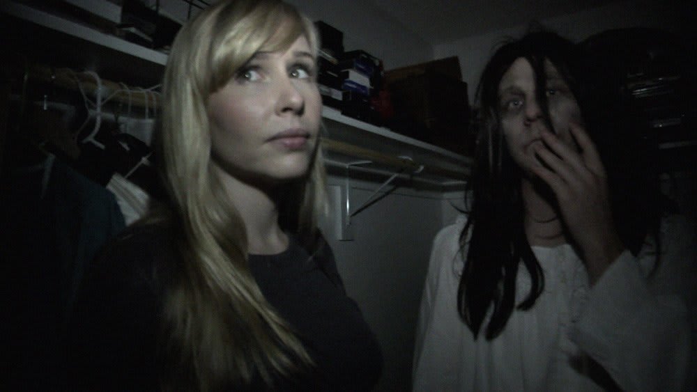 A suburban couple becomes disturbed by a demonic presence living uncomfortably in their child's closet.