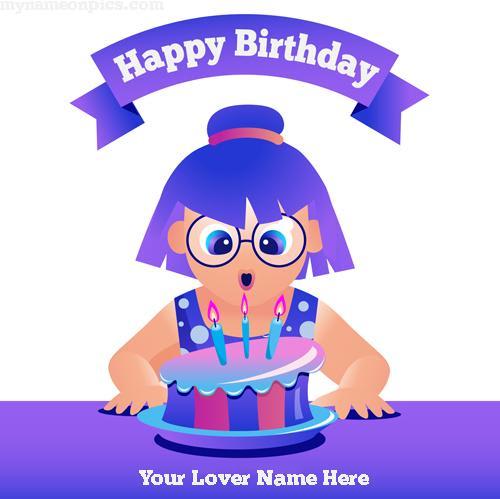 Write Name On Birthday Cake Images For Lover
