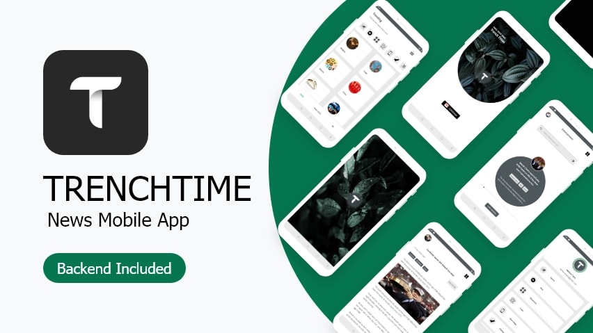 Trench Times News App Solution for your new business or website