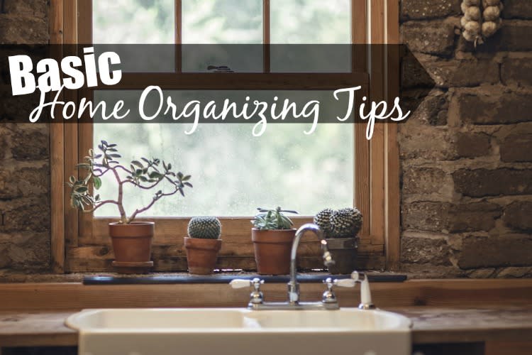Basic Home Organizing Tips and DeCluttering Ideas