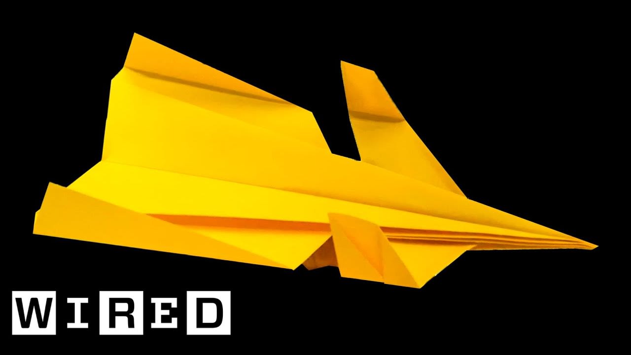 How to Make A Paper Airplane That FLIES FAR - Full Tutorial | WIRED