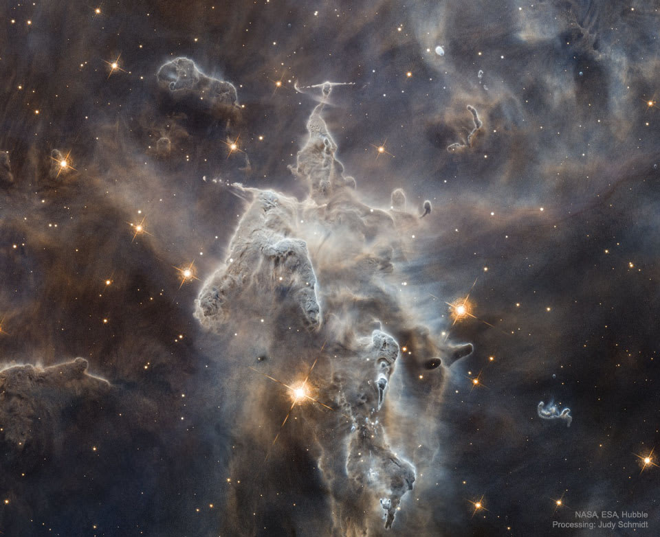 APOD: 2020 May 25 - Mystic Mountain Monster being Destroyed