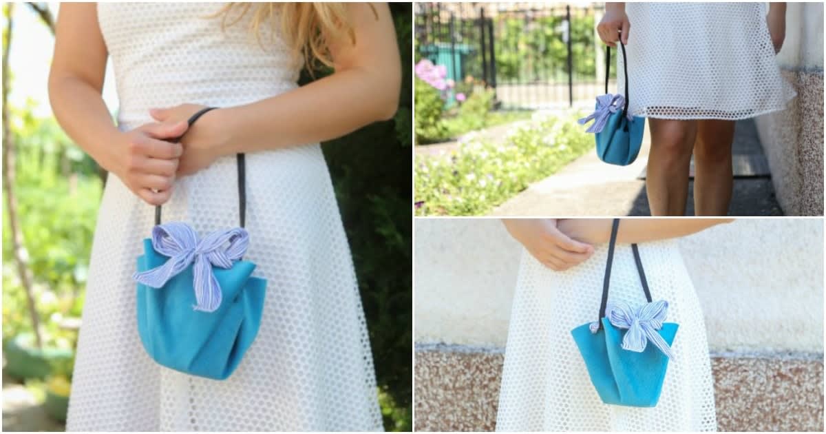 How to Make a Fashionable No-Sew Handbag