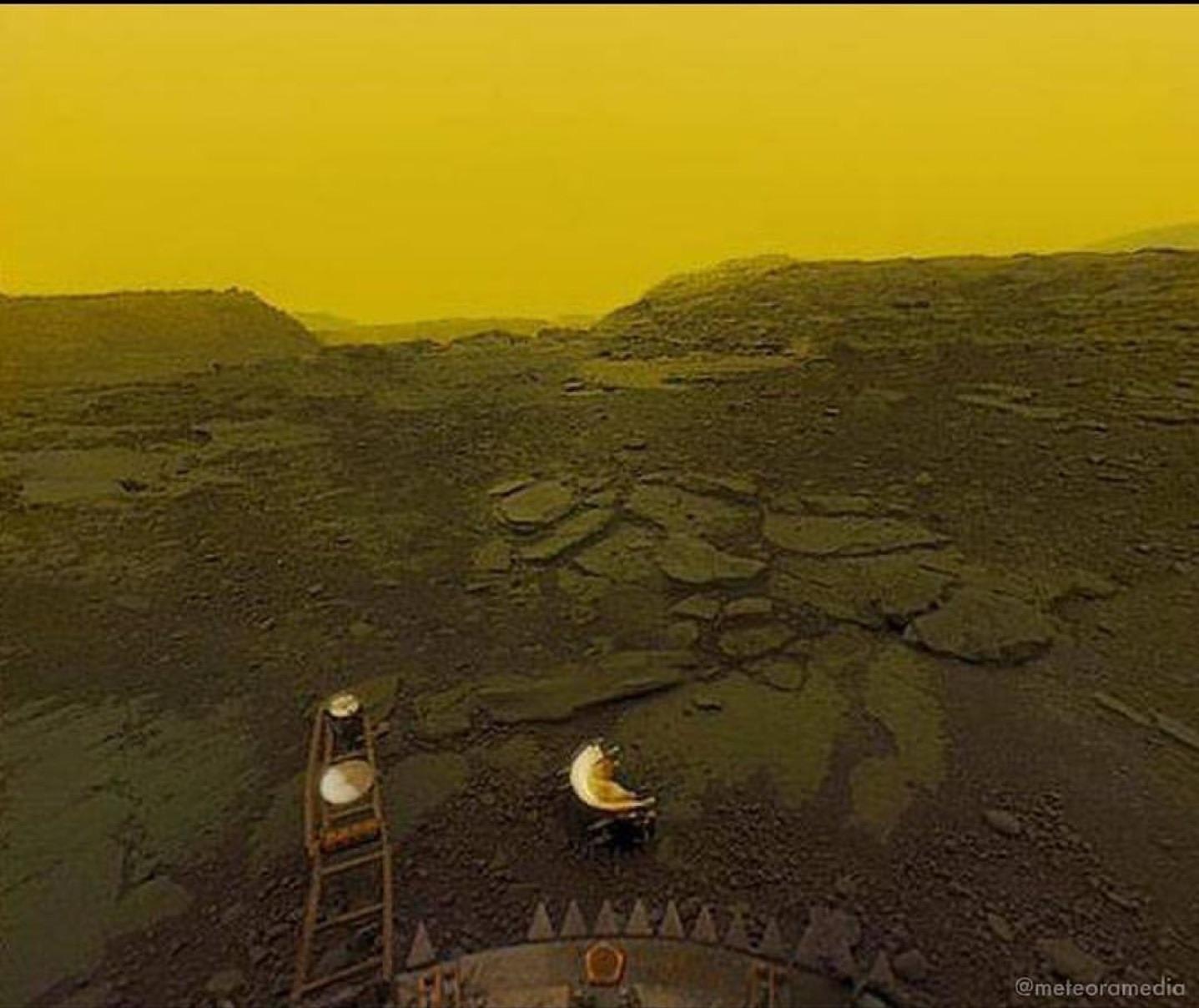 Picture of Venus surface.