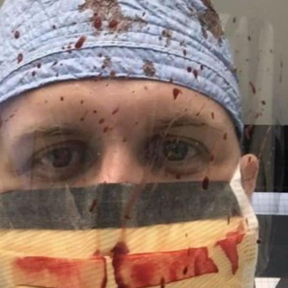 Doctors post blood-soaked photos after NRA tells them to pipe down over gun restrictions