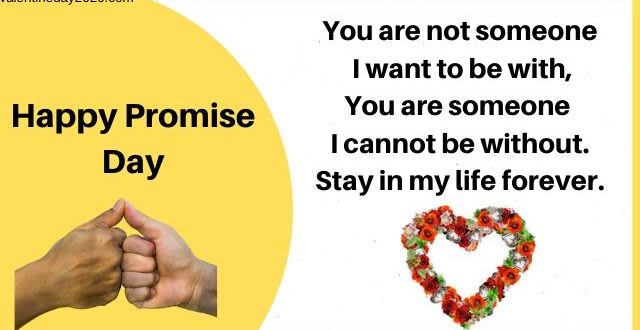 Happy Promise day Status 2020 For Whatsapp Wishes - Happy Valentine Day 2020
