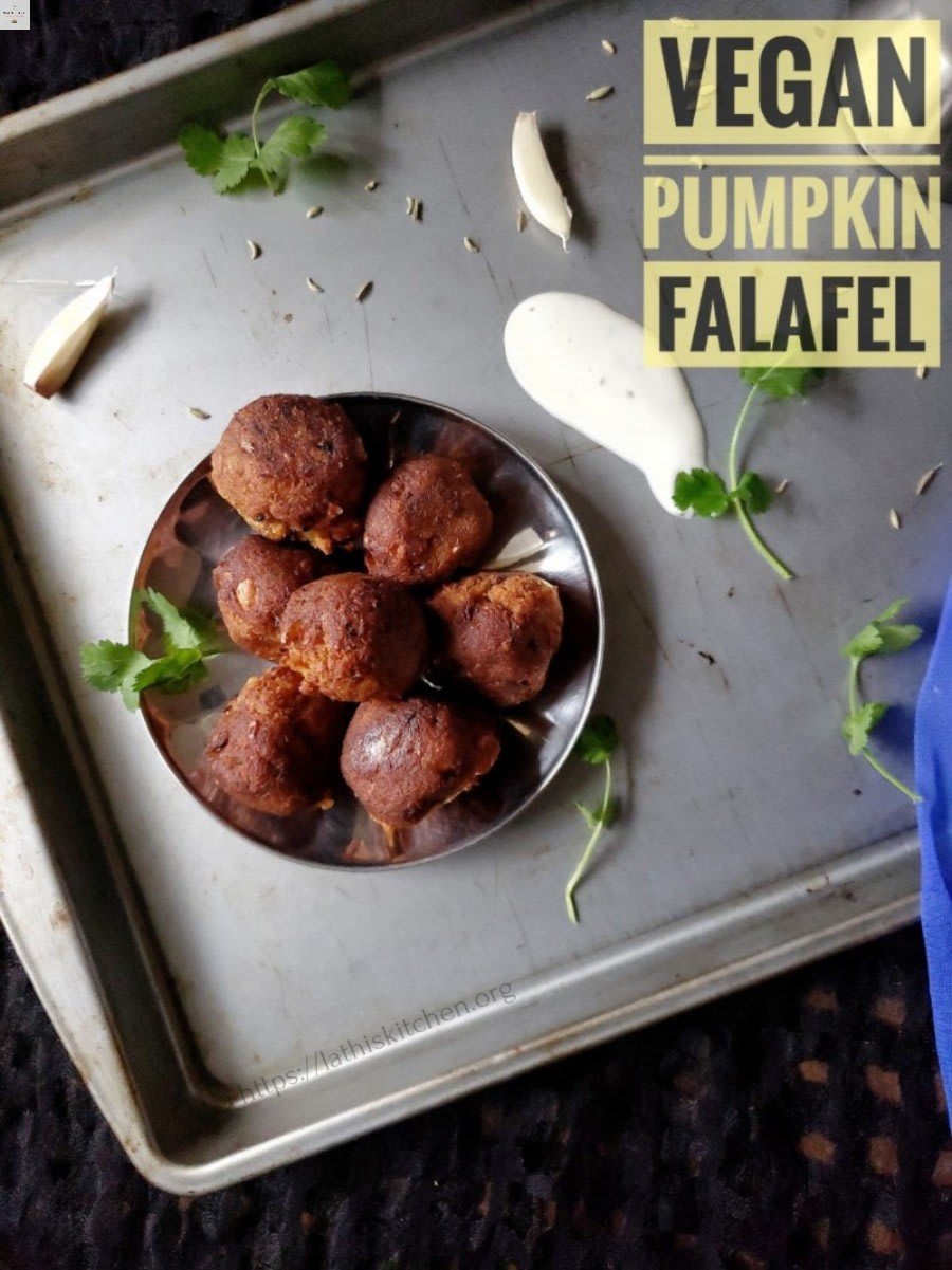 Vegan Pumpkin Falafel - Air Fry Option Included