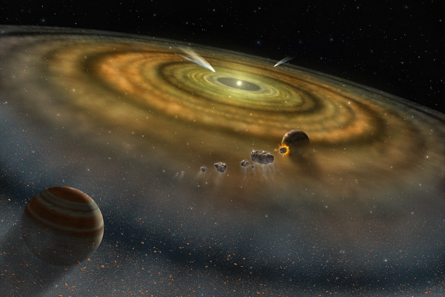 Super-Strong Electric Forces May Have Helped Tiny Clumps of Dust Seed the Planets