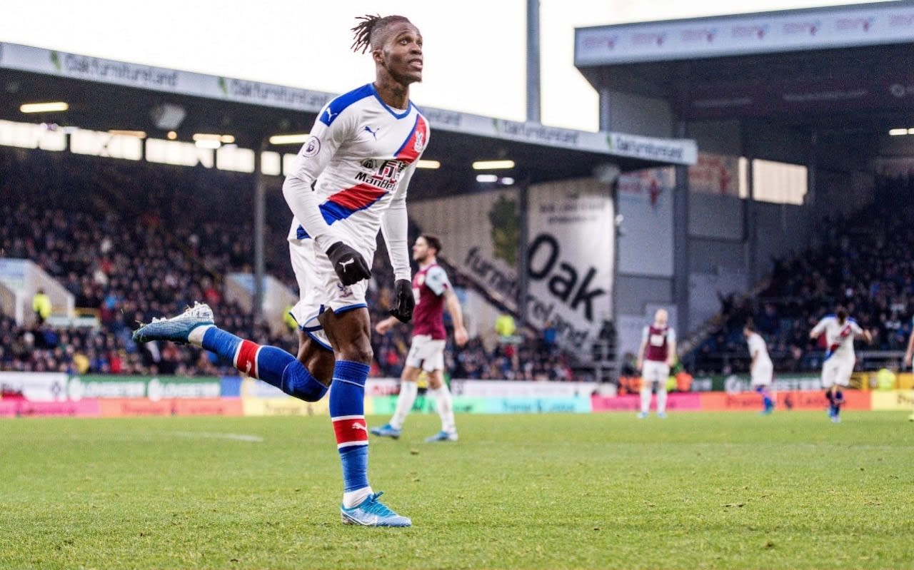 Wilfried Zaha excels as Turf Moor's pantomime villain to lift Crystal Palace to victory