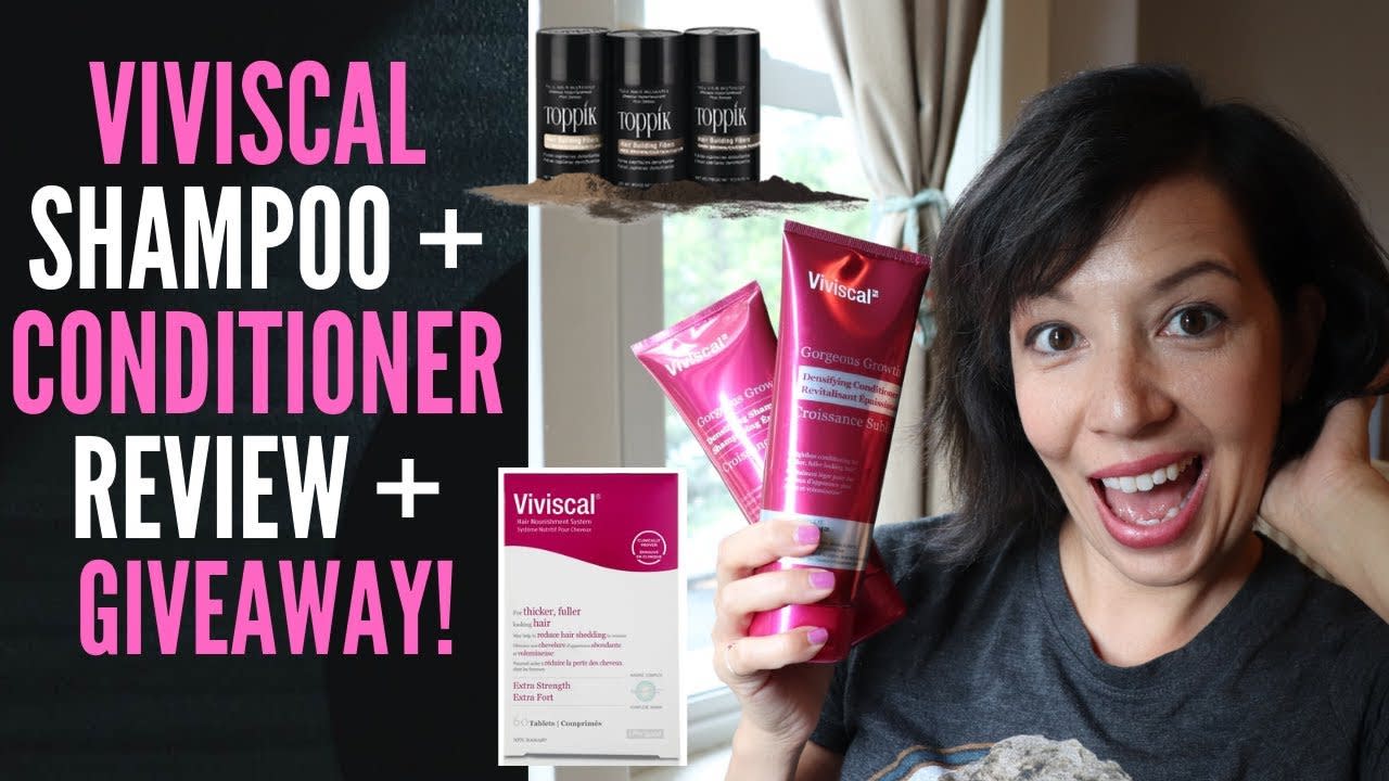 DO THICKENING SHAMPOO + CONDITIONER WORK? VIVISCAL REVIEW (A Toppik + Viviscal GIVEAWAY for Canada!)