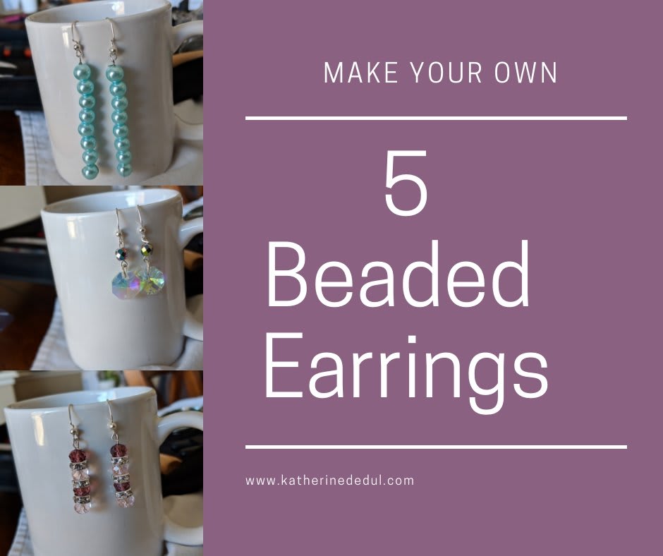5 Beaded Earrings You Can Easily Make Yourself