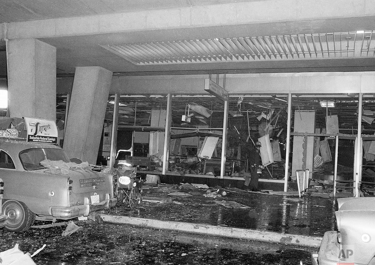 OTD in 1975, a bomb exploded in the main terminal of New York’s LaGuardia Airport, killing 11 people (it’s never been determined who was responsible).