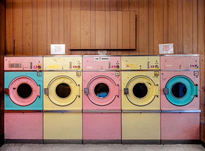 Colourful photographs that pay homage to London's much-loved but fading launderettes