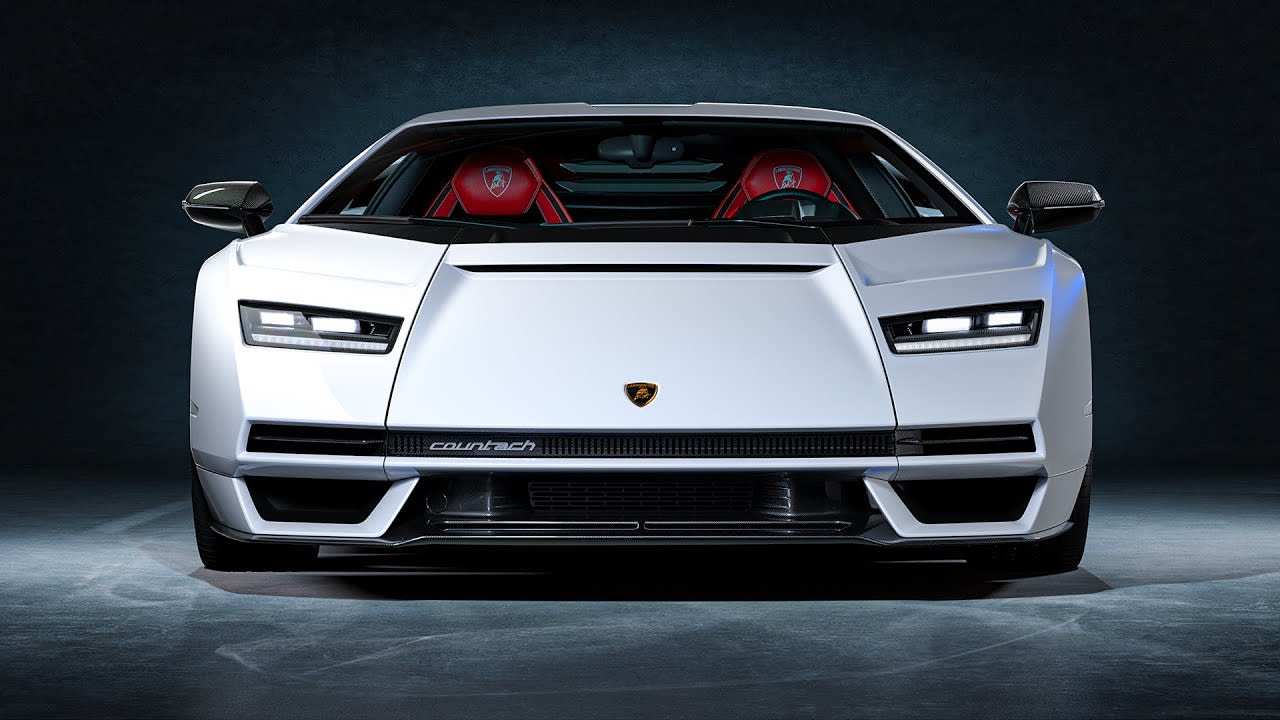 $3M Lamborghini Countach LPI 800-4 Hybrid V12 Engine Supercar