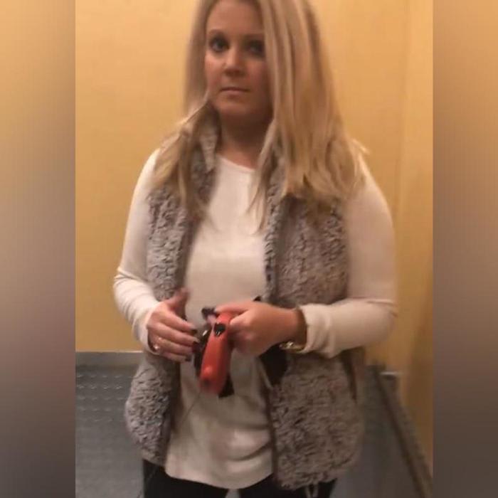 White woman fired after blocking black man from entering his building