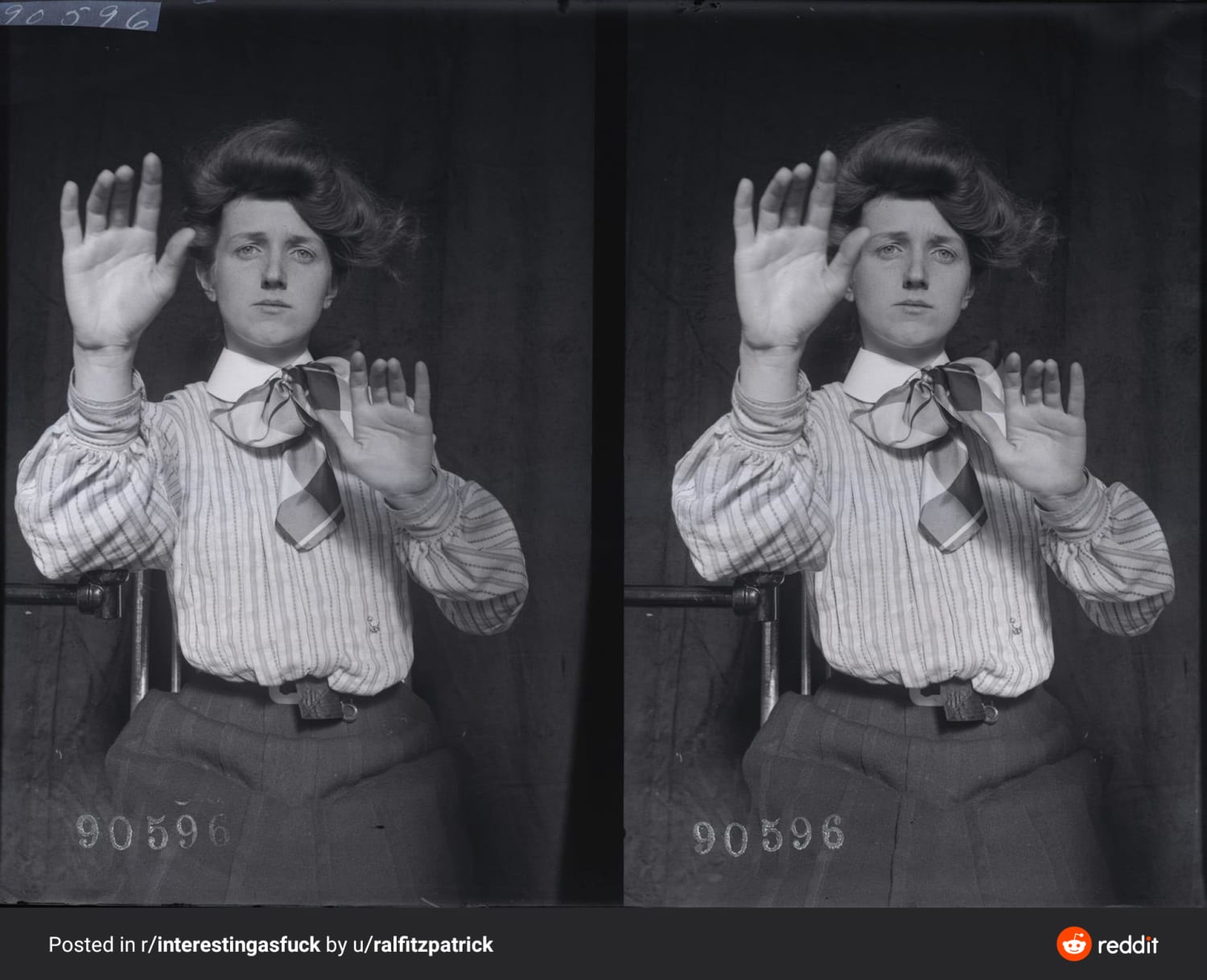 This is a stereoscopic photograph. If you cross your eyes precisely enough, you'll have a perfect illusion of 3D. (x-post from r/interestingasfuck)