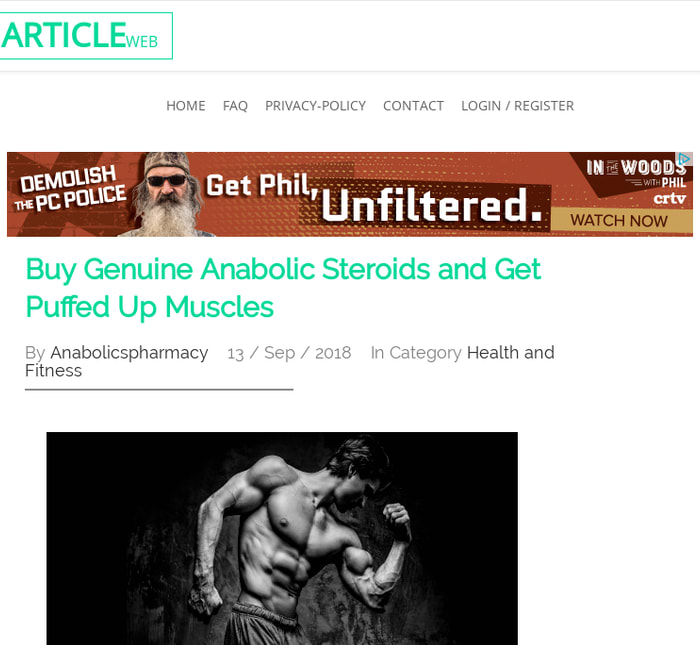 Buy Genuine Anabolic Steroids and Get Puffed Up Muscles