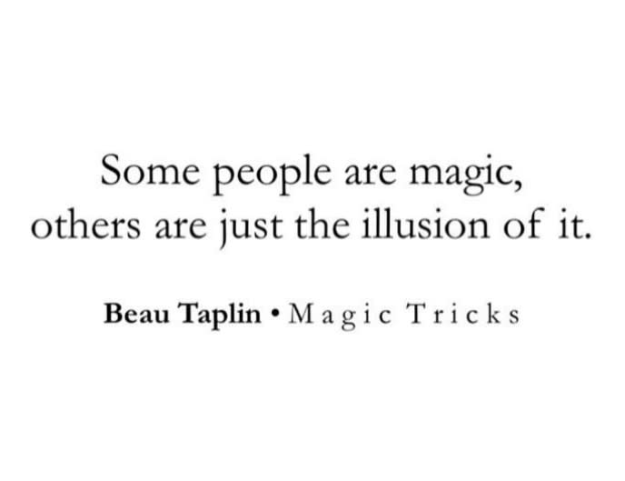 magic or illusion