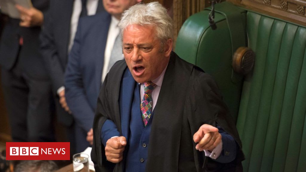 Tories bid to depose Speaker Bercow after Commons revolt