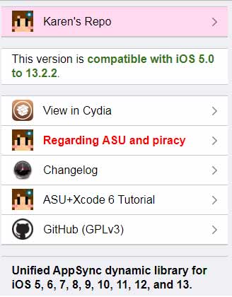 AppSync Unified For iOS 13 Jailbreak Released