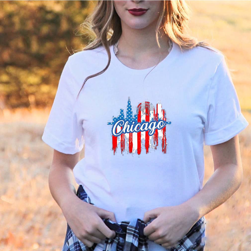 Chicago American Flag 4th Of July Independence Day shirt, Hoodie