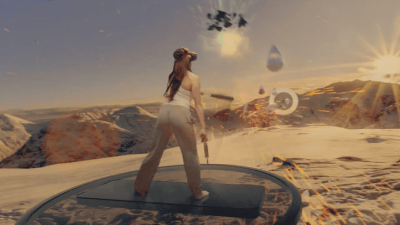 Forget your living room workout: This new VR fitness app lets you train on top of a mountain