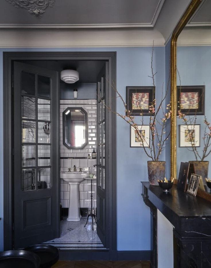 Pin by Adrien P on SALLES DE BAIN | Blue bathroom decor, Bathroom decor ...
