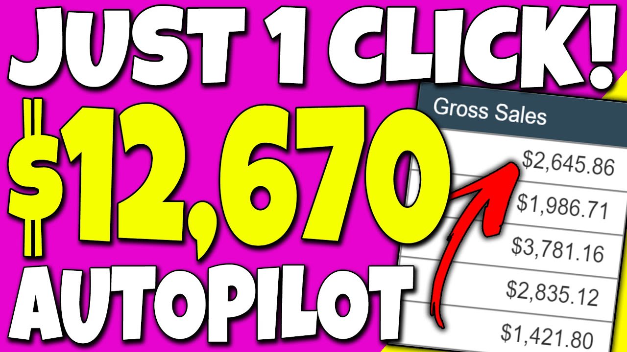 Make $12,670+ On Complete AUTOPILOT With JUST One CLICK (Make Money Online)