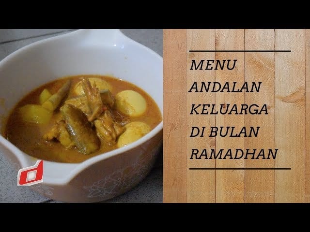 Cara Membuat Hidangan Spesial Menu Sahur & Buka Puasa Ramadhan Kari Daging Ayam Enak Dan Mudah