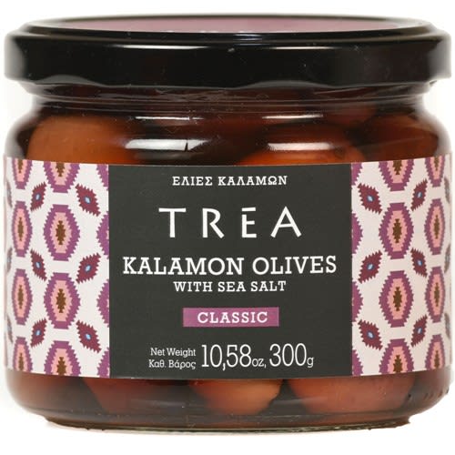 TREA Kalamon Olives with Sea Salt from Greece