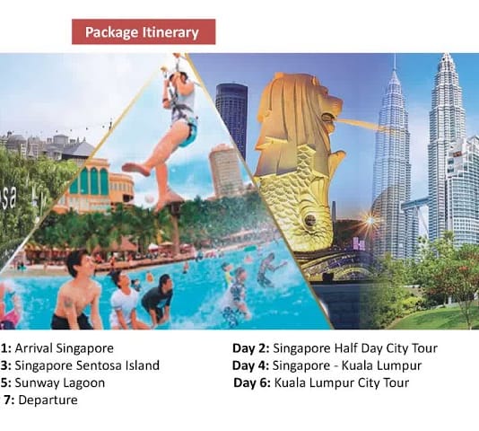 singapore malaysia honeymoon tour package from delhi