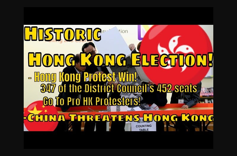 Historic Hong Kong Election, Xi threatens to Tighten his Grip against Hong Kong Protest