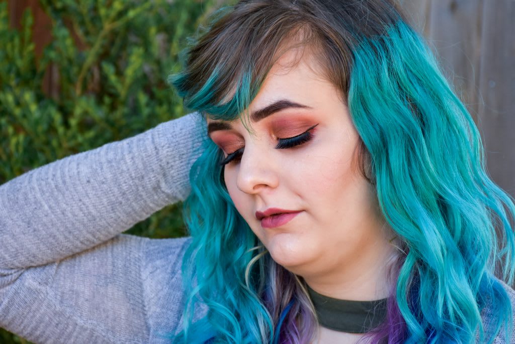 Red & Copper Fall Glam Makeup - The Brock Blog