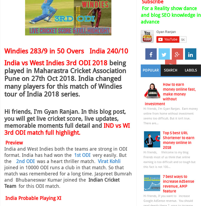 IND vs WI 3rd ODI full highlights, India with changed team