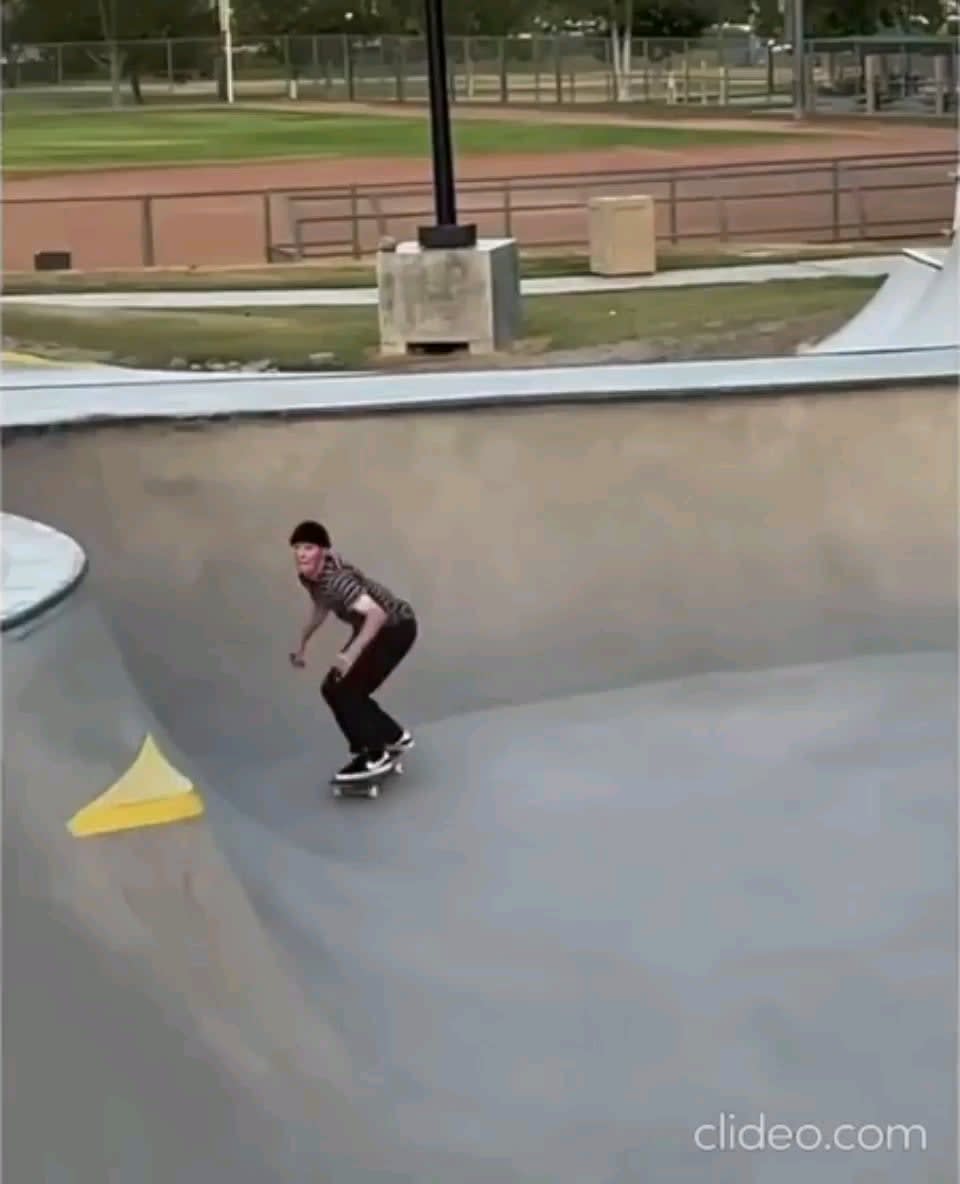 The incredible skating skills of this dude