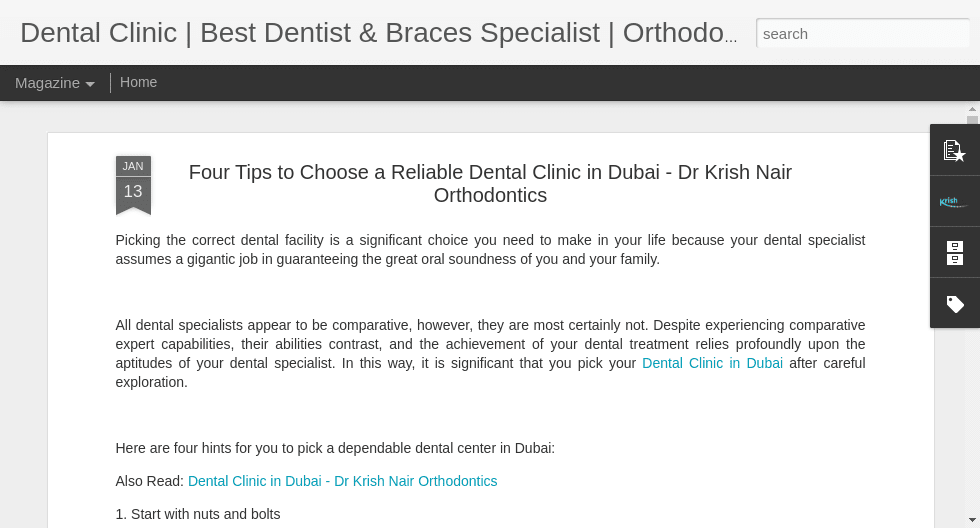 Four Tips to Choose a Reliable Dental Clinic in Dubai - Dr Krish Nair Orthodontics