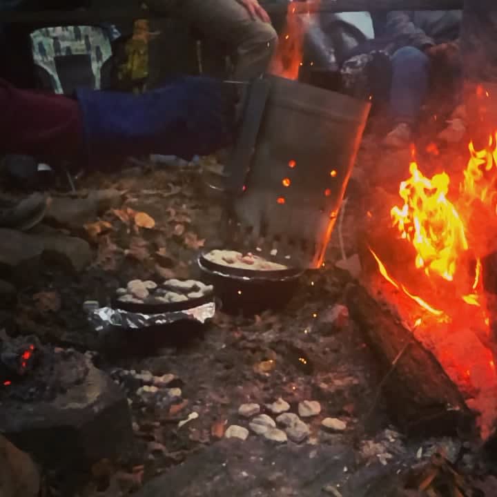 Had to make some hot coals for some pizza we were making at my last campout. Decided to take a slow motion video of them coming out because I though it looked cool!