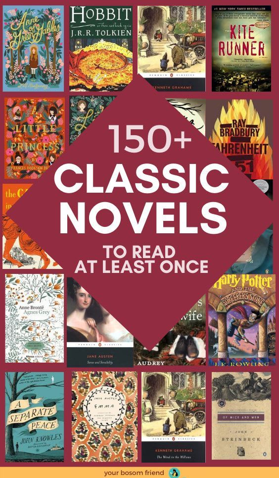 150+ Classic Books Every Book Lover Should Read In Their Life Time – The Creative Muggle | Classic books, Books, Classic literature books