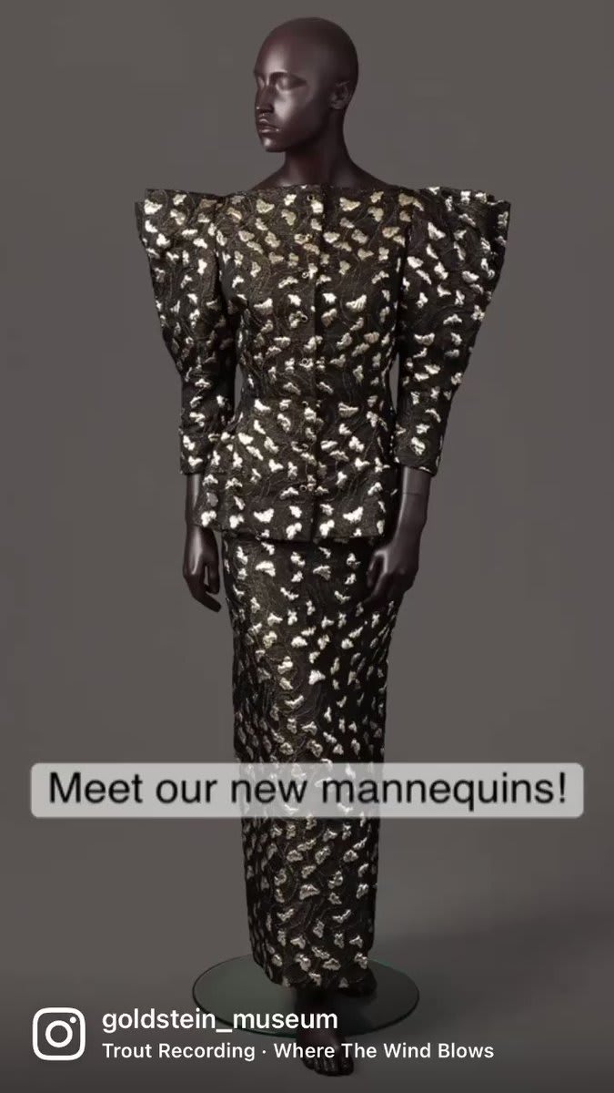 NEW MANNEQUIN ALERT! These mannequins represent a more expansive demographic and begin to fill the huge gap in representation in museums. We look forward to sharing more objects on a wider variety of ethnicities and body types.